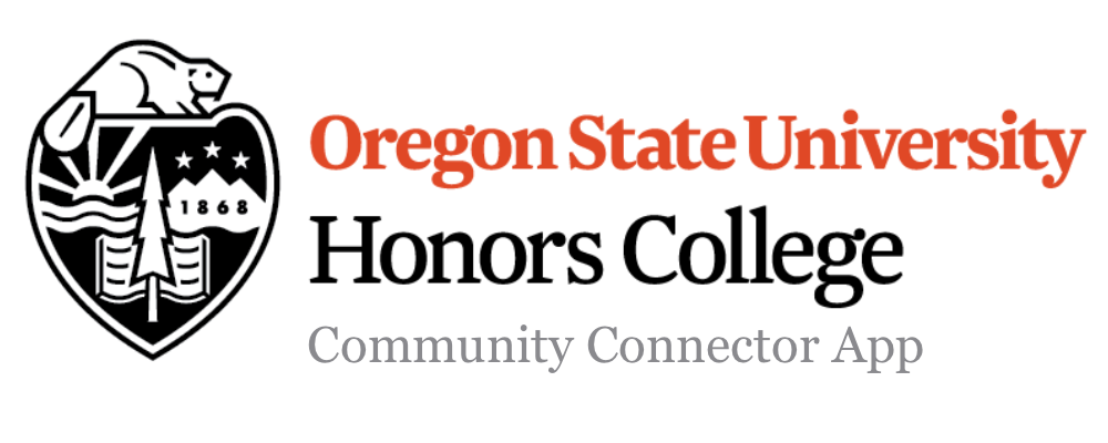 Oregon State University Honors College Community Connector App